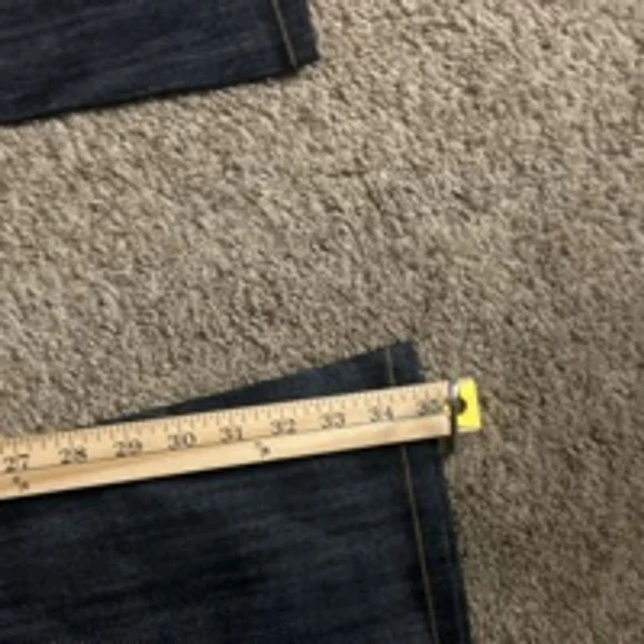 Women's Your Indies Image Jeans Size L Blue Denim Flare Leg - Picture 5 of 6